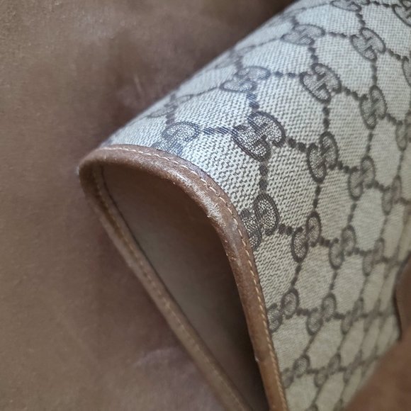 Vintage Gucci Clutch Cosmetic Handbag Authentic - Picture 8 of 13